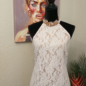 Pink Lace Dress